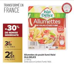 Carrefour Market Allumettes De Poulet Fumé Halal Isla Délice offre