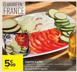 Carrefour Légumes à griller offre