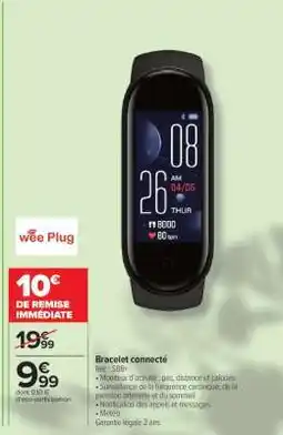 Carrefour Bracelet connecté offre