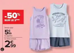 Carrefour PYJAMA offre