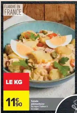 Carrefour Salade piémontaise offre