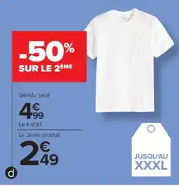 Carrefour Le T-shirt offre