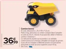Carrefour Camion Benne offre