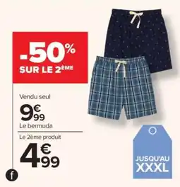 Carrefour Le bermuda offre