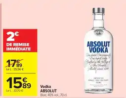 Carrefour Market Vodka Absolut offre