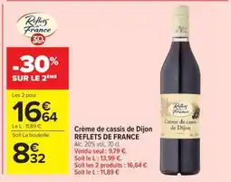 Carrefour Market Crème de cassis de Dijon REFLETS DE FRANCE offre