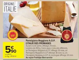 Carrefour Market Parmigiano Reggiano A.O.P offre
