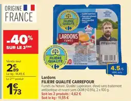 Carrefour Market Lardons Filière Qualité Carrefour offre
