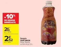 Carrefour Market SANGRIA DON SIMON offre