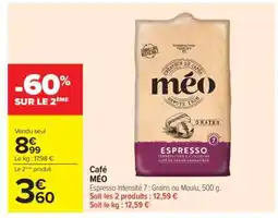 Carrefour Market Café 'Méo' offre