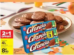 Carrefour Market Biscuit Granola Lot de 3 offre