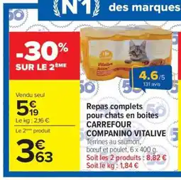 Carrefour Market CARREFOUR COMPANINO VITALIVE offre