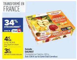 Carrefour Market Salade DAUNAT offre
