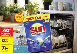 Carrefour Market Capsules lave-vaisselle Pack Eco SUN offre