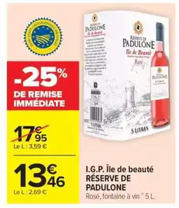 Carrefour Market I.G.P. ÎLE DE BEAUTÉ Réserve de Padulone offre