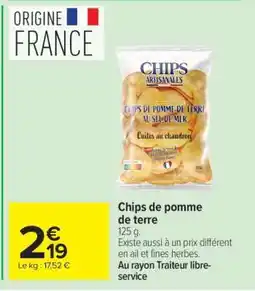 Carrefour Chips de pomme de terre offre