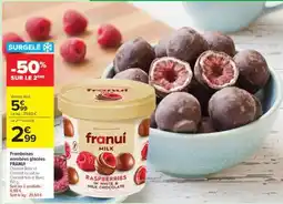Carrefour Framboises enrobées glacées FRANUI offre