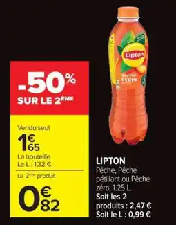 Carrefour LIPTON offre
