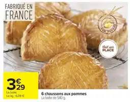 Carrefour 6 chaussons aux pommes offre