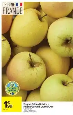 Carrefour Pomme Golden Delicious offre