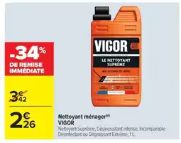 Carrefour Nettoyant ménager VIGOR offre