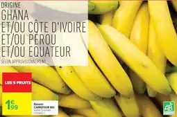 Carrefour Banane CARREFOUR BIO offre