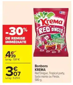 Carrefour BONBONS KREMA offre