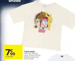 Carrefour T-shirt enfant offre