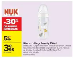 Carrefour Biberon col large Serenity 300 ml offre