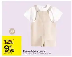 Carrefour Ensemble bébé garçon offre