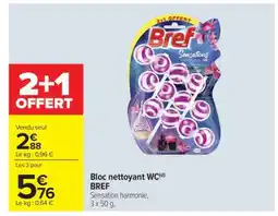 Carrefour Bloc nettoyant WC(d) BREF offre