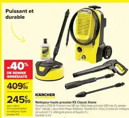 Carrefour Nettoyeur Haute pression K5 Classic Home offre