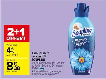 Carrefour Market Assouplissant concentré Soupline offre