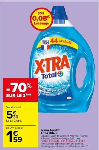 Carrefour Market Lessive liquide offre