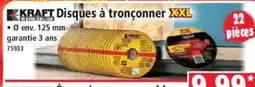 Norma Kraft Disques à tronçonner offre