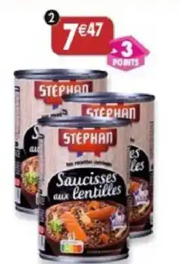 Maximo Lot de 3 boîtes 1/2 de saucisses aux lentilles offre