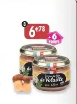 Maximo Lot de 2 terrines de foie de volaille aux cèpes offre