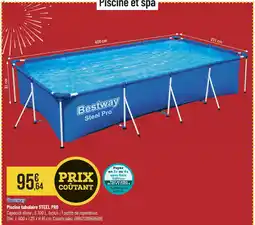 Bricorama BESTWAY Piscine tubulaire steel pro offre