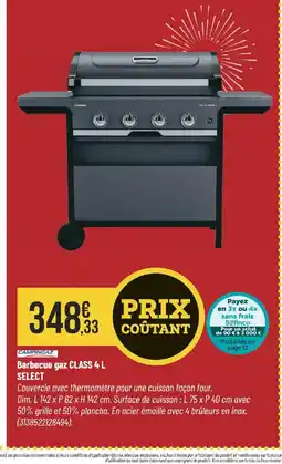 Bricorama CAMPINGAZ Barbecue gaz class select offre