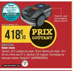 Bricorama SUNSEEKER Robot vision offre