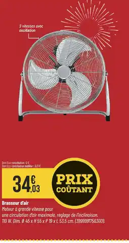 Bricorama Brasseur d'air offre