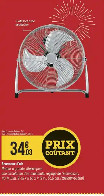 Bricorama Brasseur d'air offre
