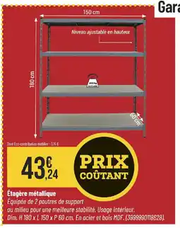 Bricorama Étagère métallique offre