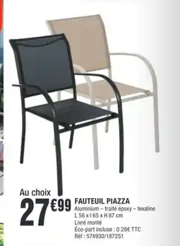 La Foir'Fouille Fauteuil piazza offre