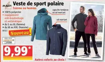 Norma Veste de sport polaire offre