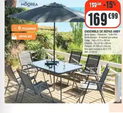 La Foir'Fouille Ensemble de repas abby offre