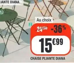 La Foir'Fouille Chaise pliante diana offre