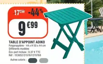Table d'appoint adiko