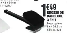 La Foir'Fouille Brosse de barbecue 3 en 1 offre
