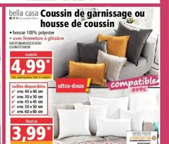 Norma Coussin De Garnissage Ou Housse De Coussin offre